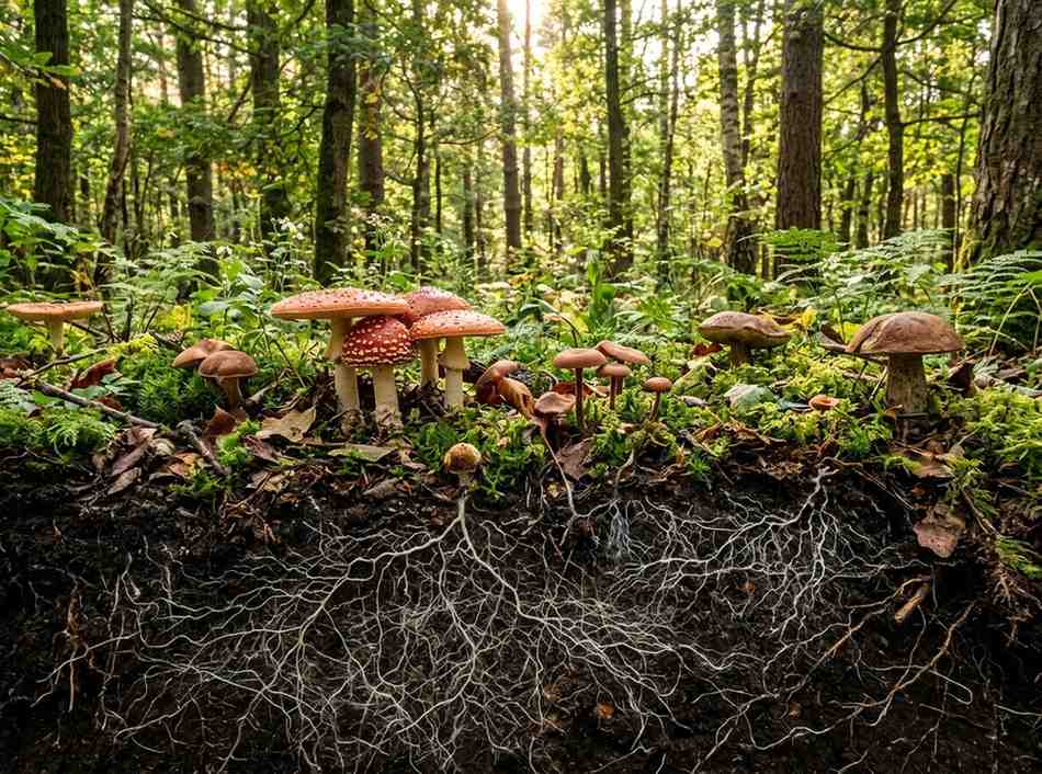 Is a Fungus the Same Thing As a Mushroom in a natural forest environment