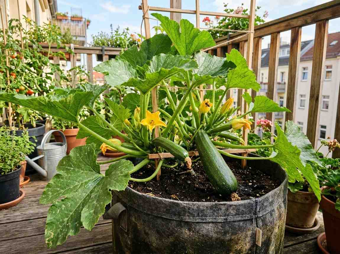 Planting Squash in Containers for a productive home vegetable harvest
