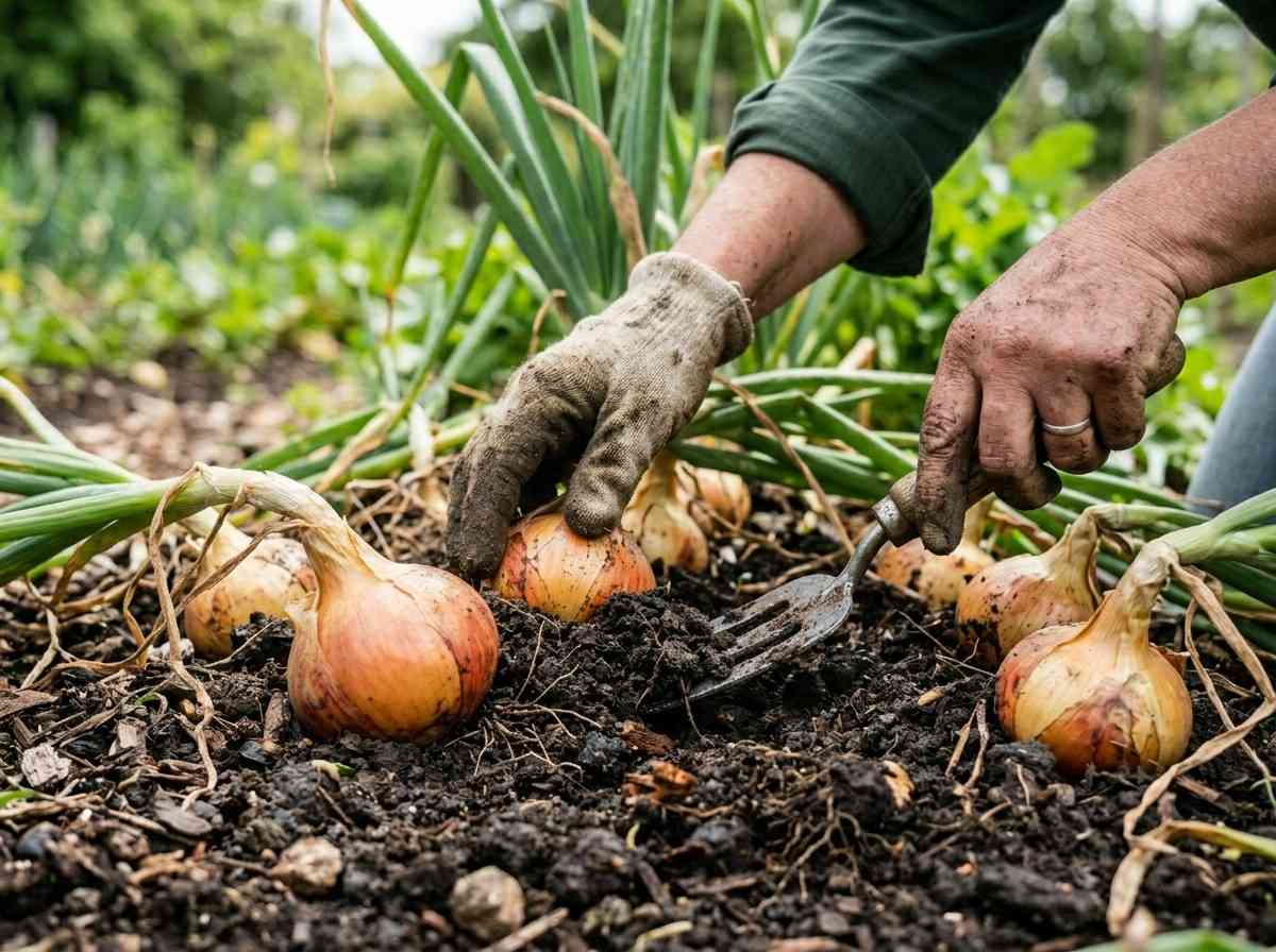 Beginner guide on When to Harvest Onions in a home vegetable garden
