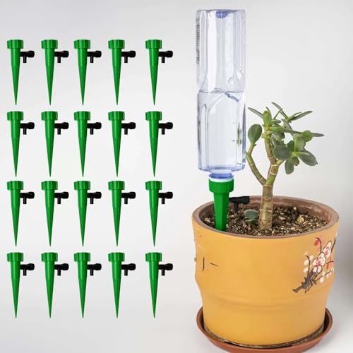 Cinagro (Pack of 20) Drip Irrigation kit for Home Garden, Self-Watering Spikes, Drip Spikes for Plants, Home Garden, Automatic Plant Watering Devices
