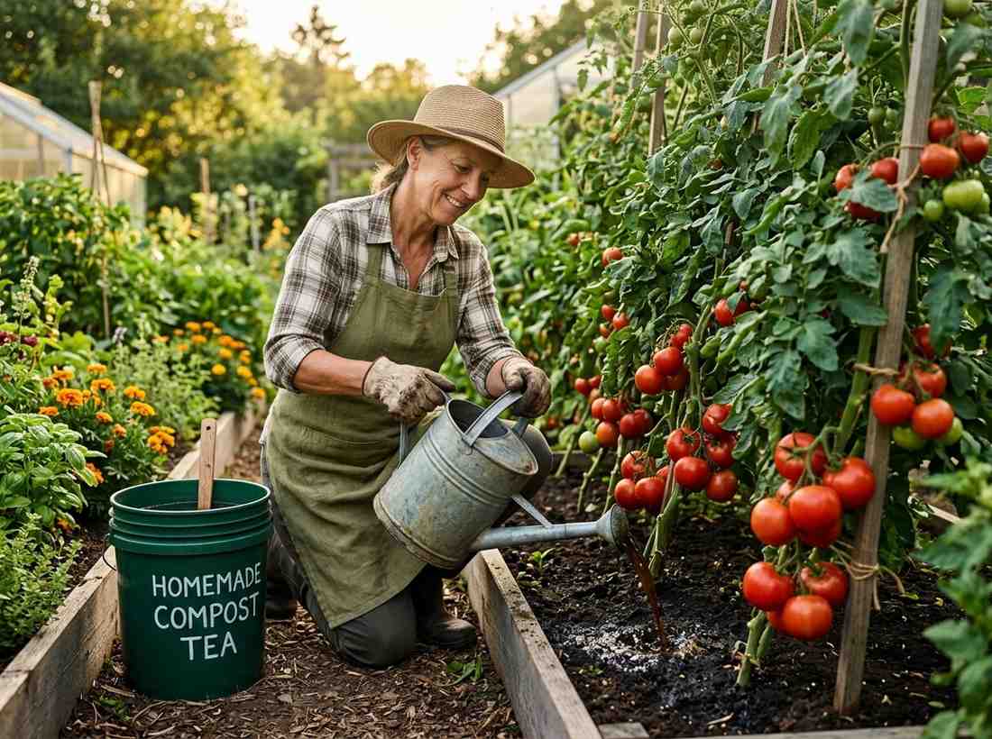 Compost Tea for Tomato Plants