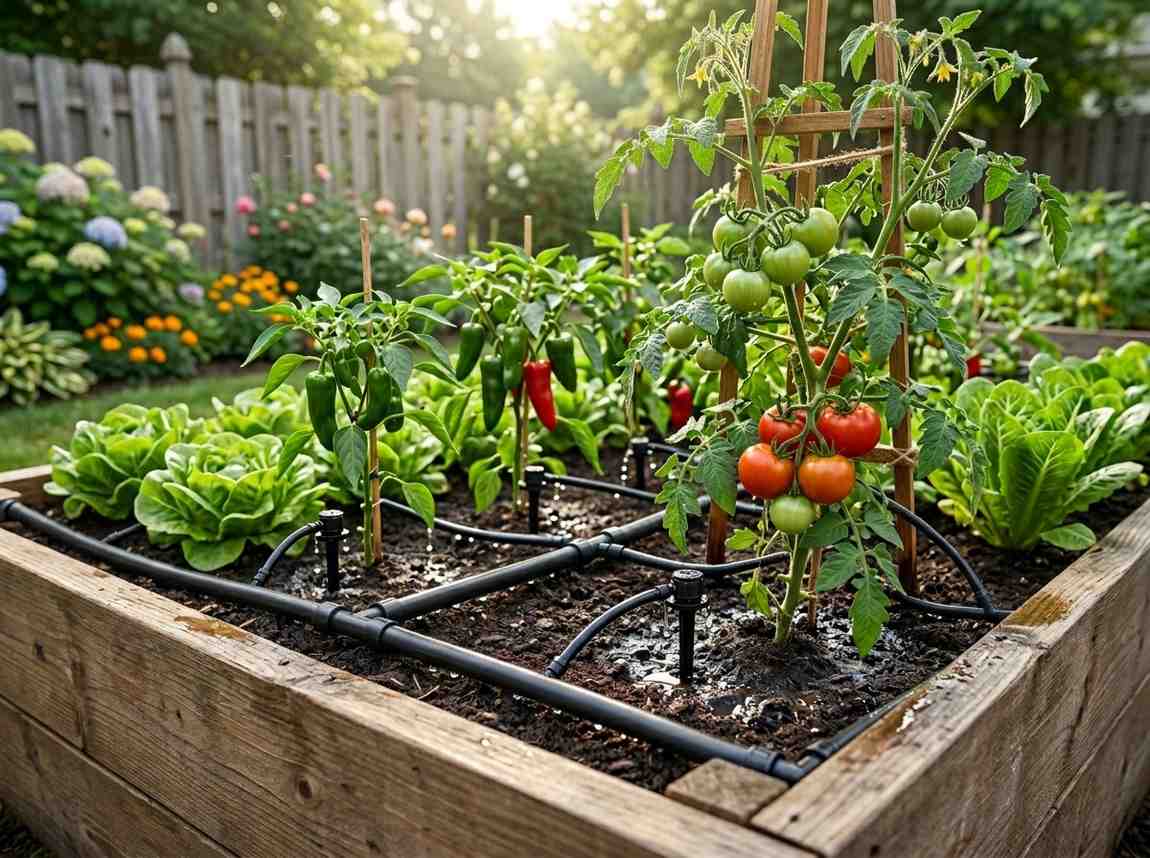 Garden Bed Drip Irrigation Kit