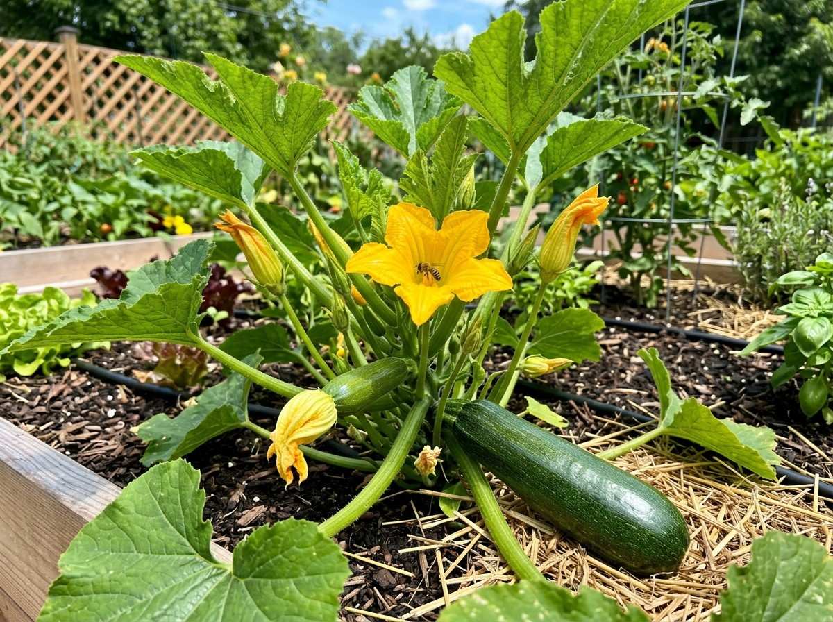 How Long Does It Take for a Squash to Grow showing squash plants from seedling to mature fruit
