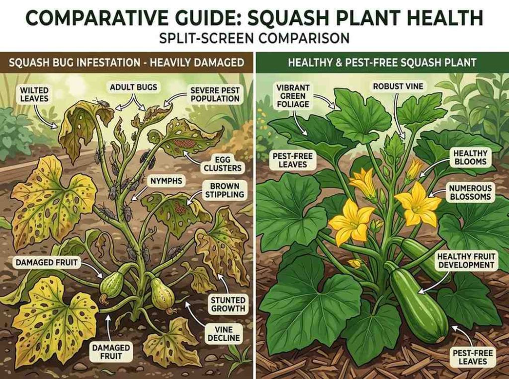 Beginner guide on How to Get Rid of Squash Bugs in a home vegetable garden