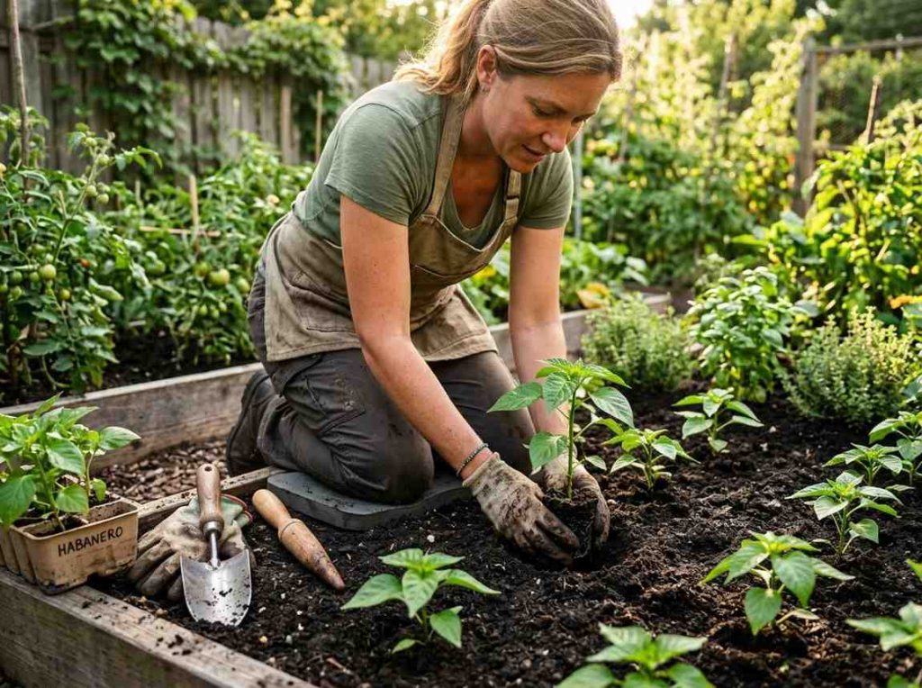 How to Grow Habanero Peppers in containers with proper sunlight and care