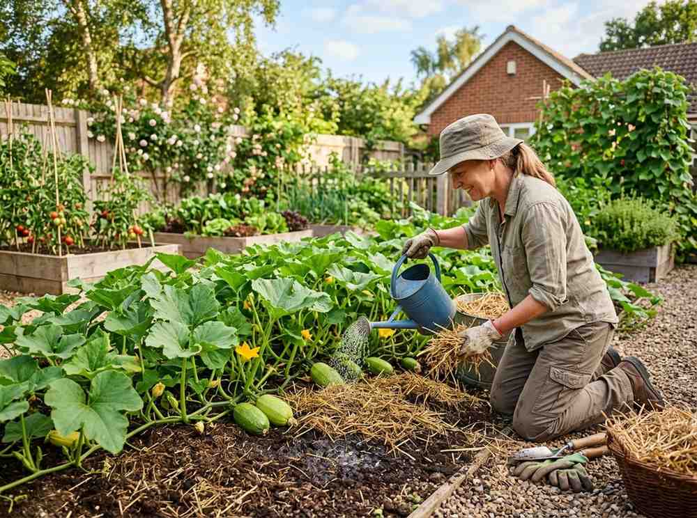 How to Grow Spaghetti Squash in raised beds with proper spacing and sunlight