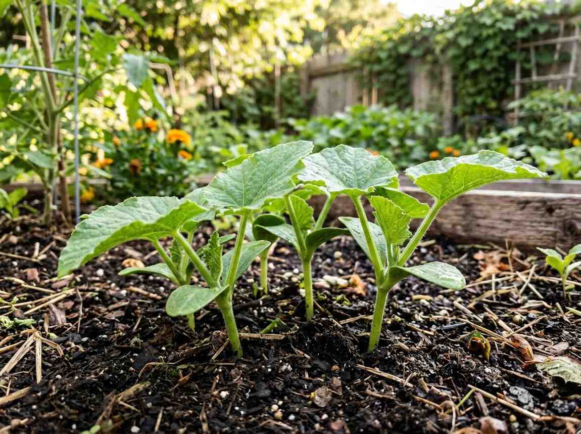 How to Plant Acorn Squash in raised beds with proper spacing and sunlight