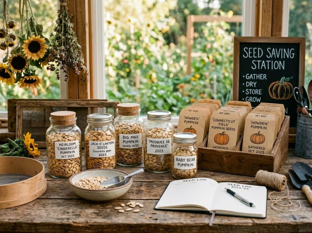 Beginner guide on How to Save Pumpkin Seeds for next season planting