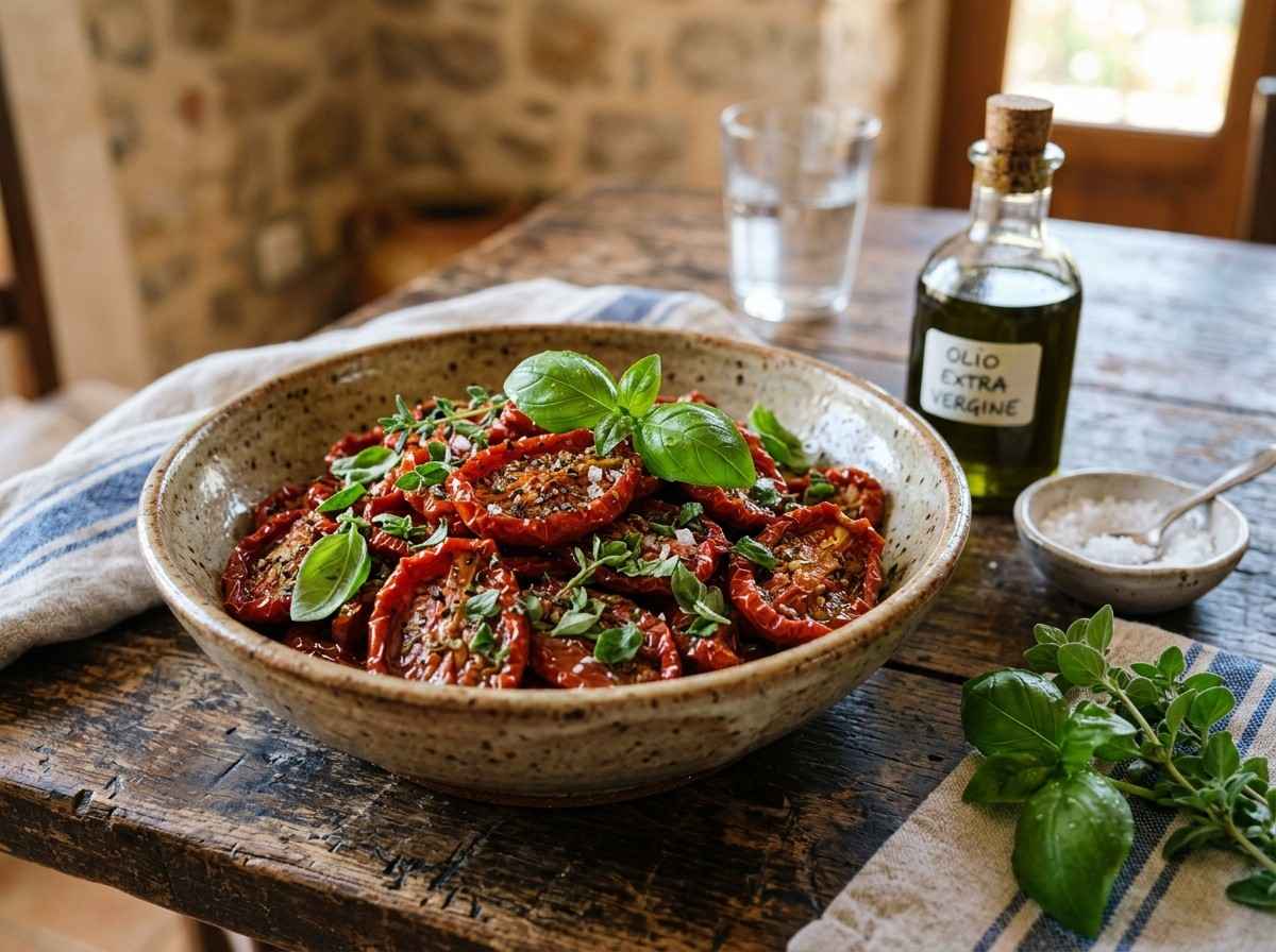 Oven Dried Tomatoes Recipe creating chewy and flavorful preserved tomatoes