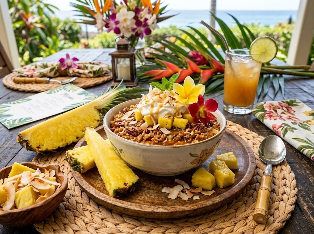 Homemade Pumpkin Crunch Recipe Hawaii made with pumpkin filling and crunchy topping