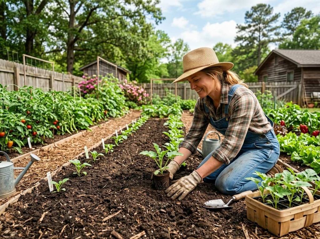 When to Plant Watermelon in Georgia during spring planting season with healthy vines