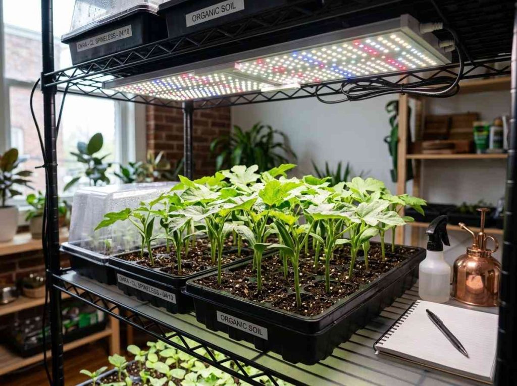 Beginner guide on When to Start Okra Seeds Indoors for healthy seedling growth