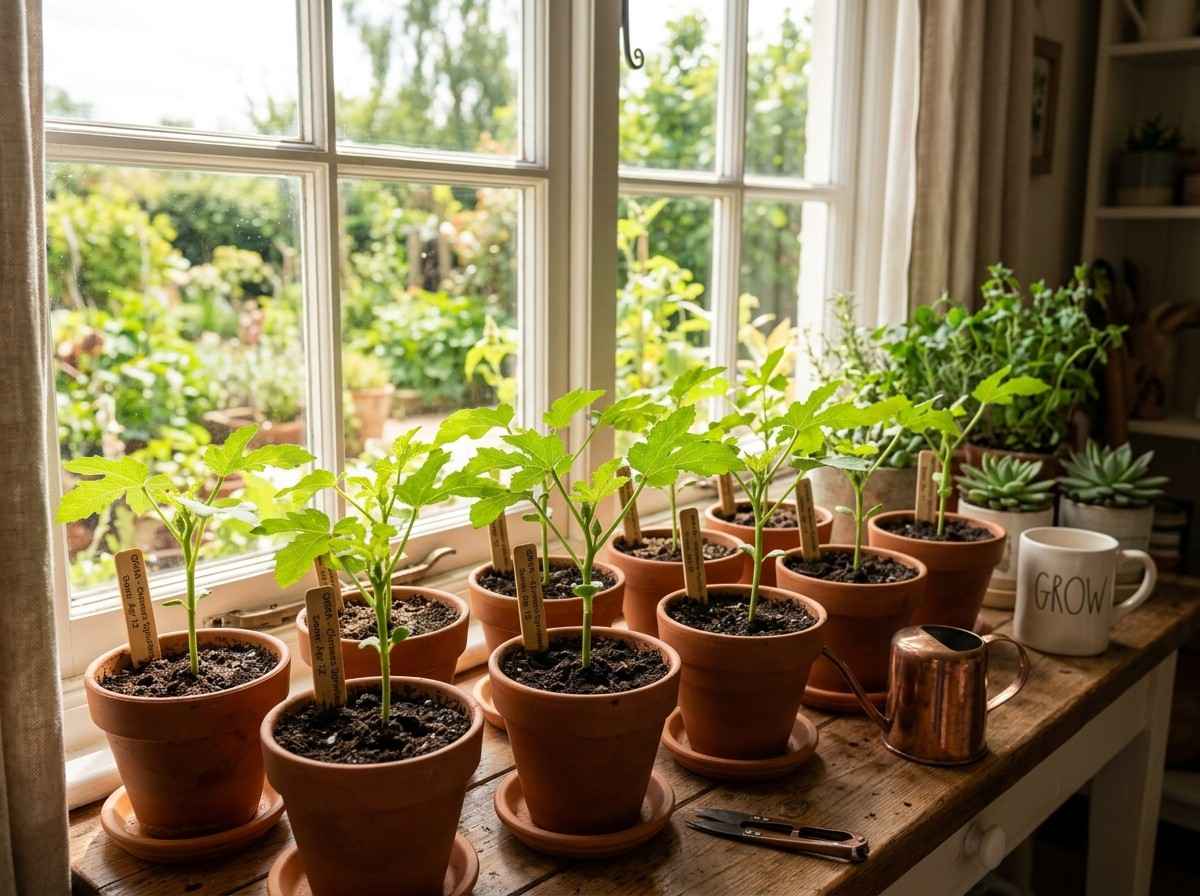 When to Start Okra Seeds Indoors using containers and quality seed starting mix