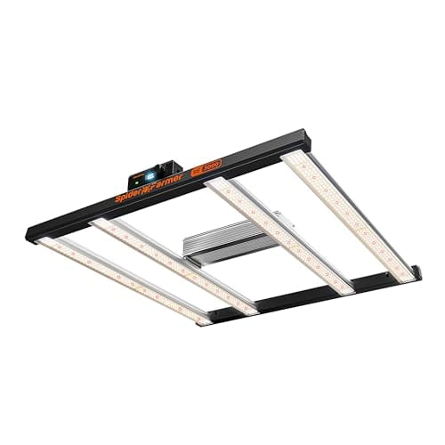 Spider Farmer SE3000 LED Grow Light, 300W Dimmable Full Spectrum, 3x3ft Coverage, App Control & Dimming Daisy Chain Bar Style Grow Lamp for Indoor Plants