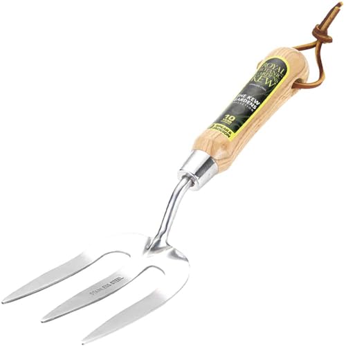 Spear & Jackson 3060KEW Forchetta per erbacce in acciaio inossidabile Neverbend della collezione Kew Gardens