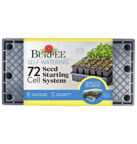 Burpee Self-Watering Seed Starter Tray, 72 Cells