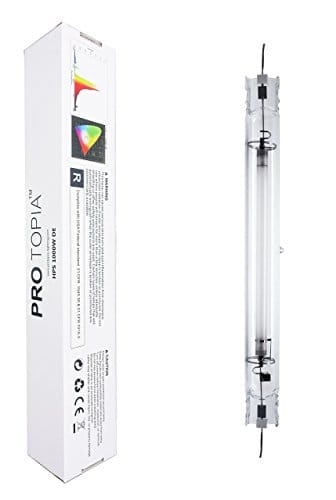 PROTOPIA HPS1000W Double Ended high Pressure Sodium Grow Light Bulb High PAR Enhanced Warm Light Spectrums CCT 2100K Lamp for Plants Grow Light Bulbs for Indoor Plants Full Spectrum Grow Light Bulbs