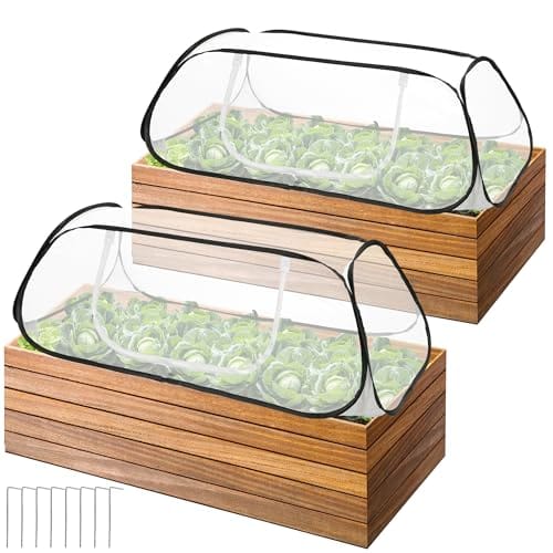 2 Pcs Pop Up Garden Rows Plant Cover, 46