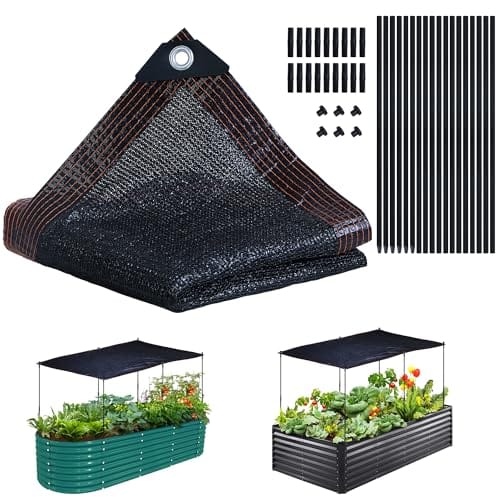Garden Shade Cloth Kit for Raised Beds, 78.7