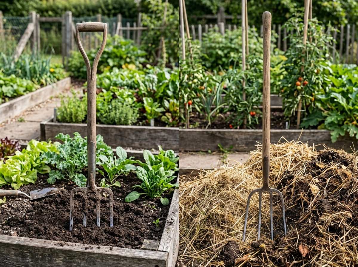 Garden Fork Vs Pitchfork