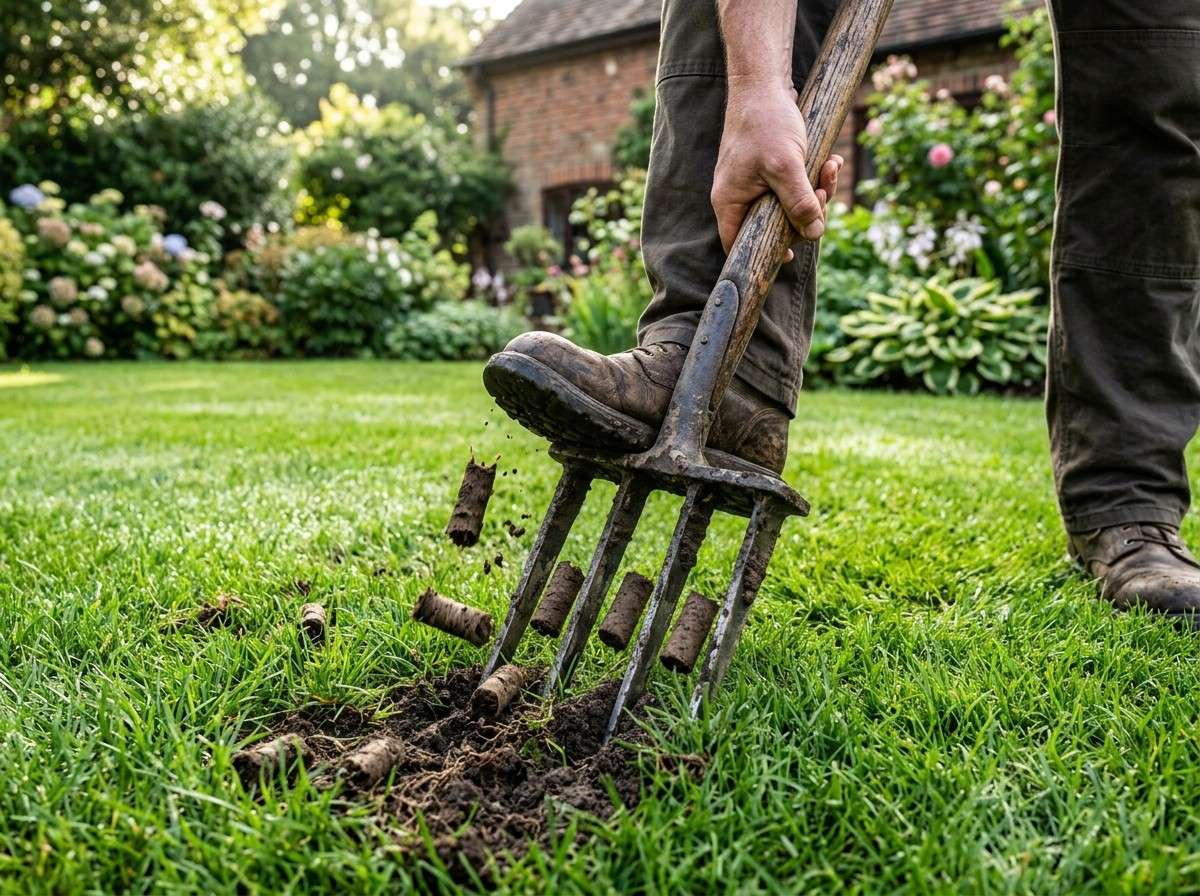 Garden Fork for Aerating Lawn