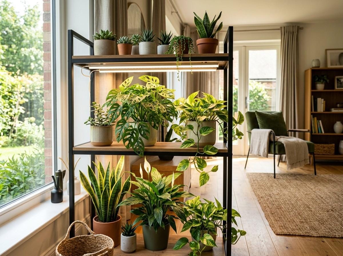 Grow Light And Plant Stand