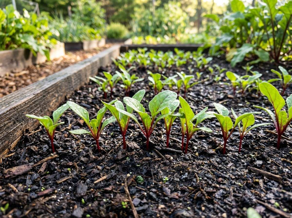 Growing Beets from Seed by sowing beet seeds in fertile, well-drained soil with proper spacing.