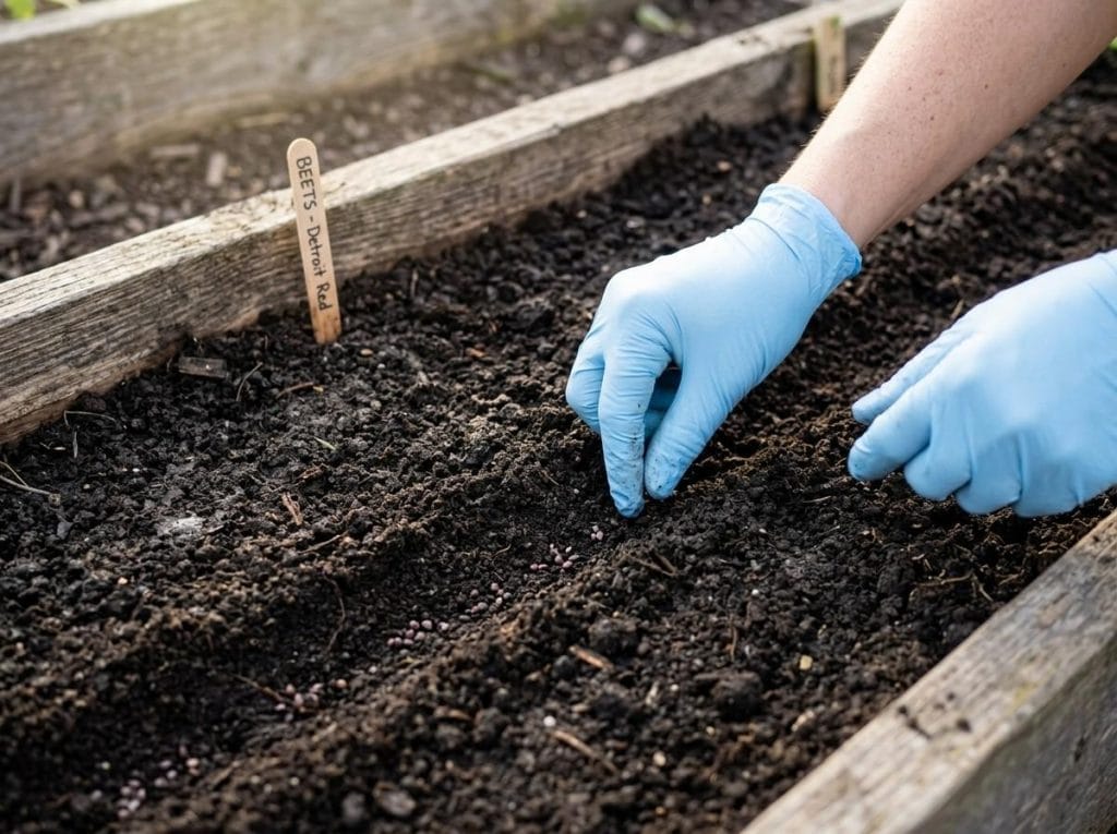 Growing Beets from Seed using step-by-step planting and care for strong root development.