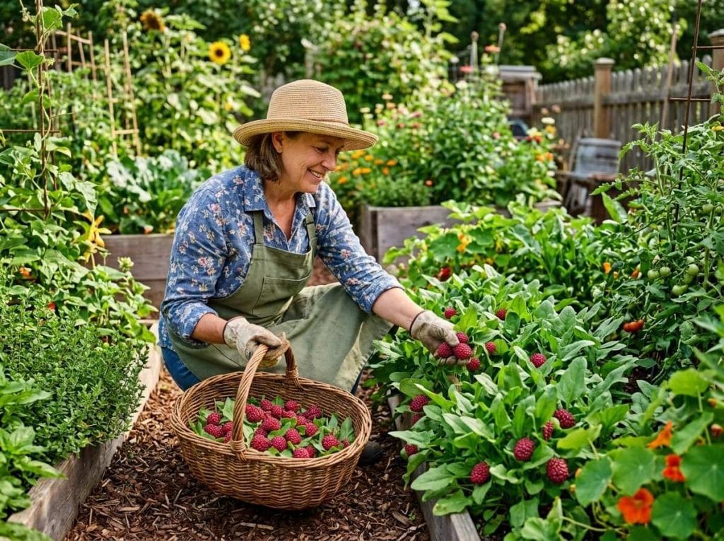 Growing Strawberry Spinach from seeds in fertile, well-drained soil under full sun conditions.