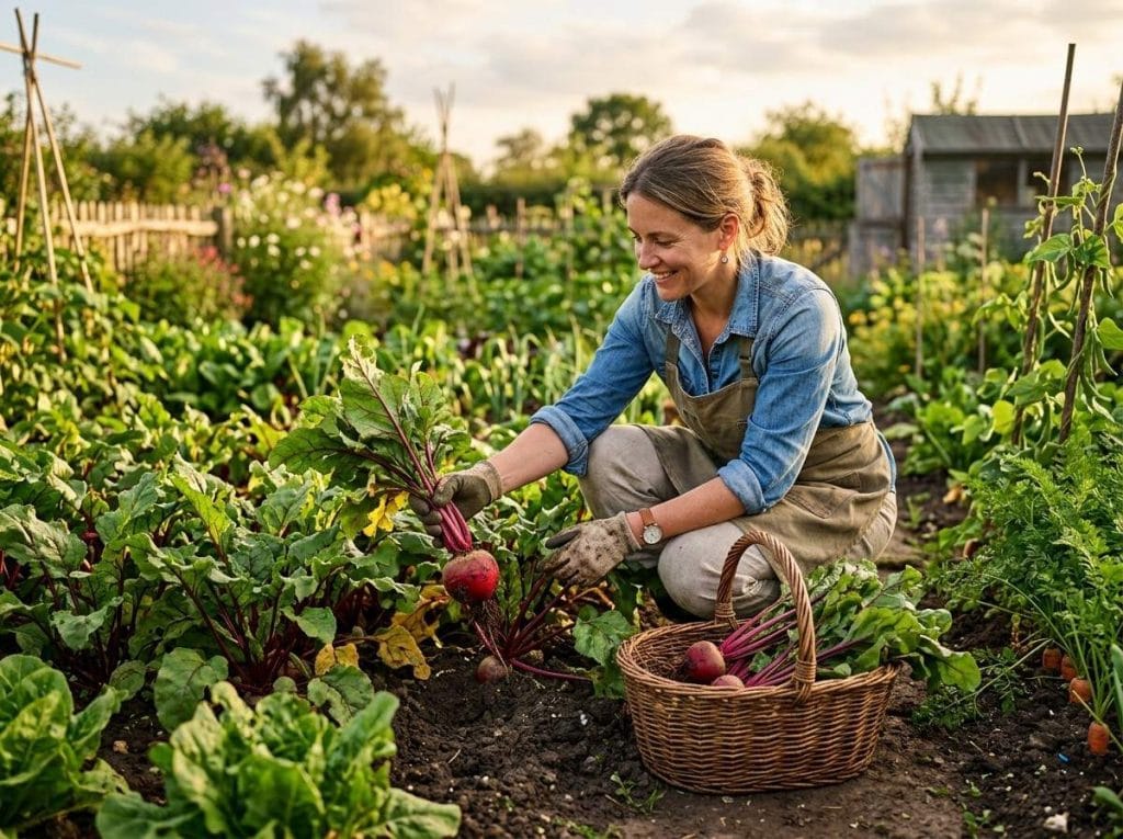 How to Grow Beets using step-by-step growing techniques for healthy beet root development and a successful harvest.