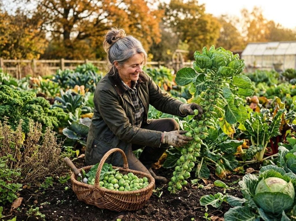 How to Grow Brussel Sprouts by planting seedlings in fertile, well-drained soil with full sun exposure.