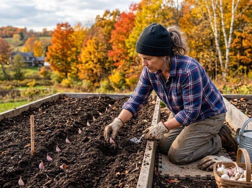 How to Grow Garlic in Ohio by planting garlic cloves in fertile, well-drained garden soil during fall.