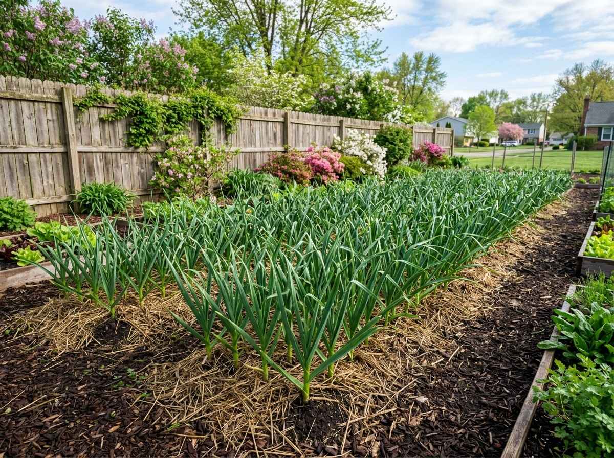 How to Grow Garlic in Ohio from garlic cloves to a successful harvest in a backyard vegetable garden.