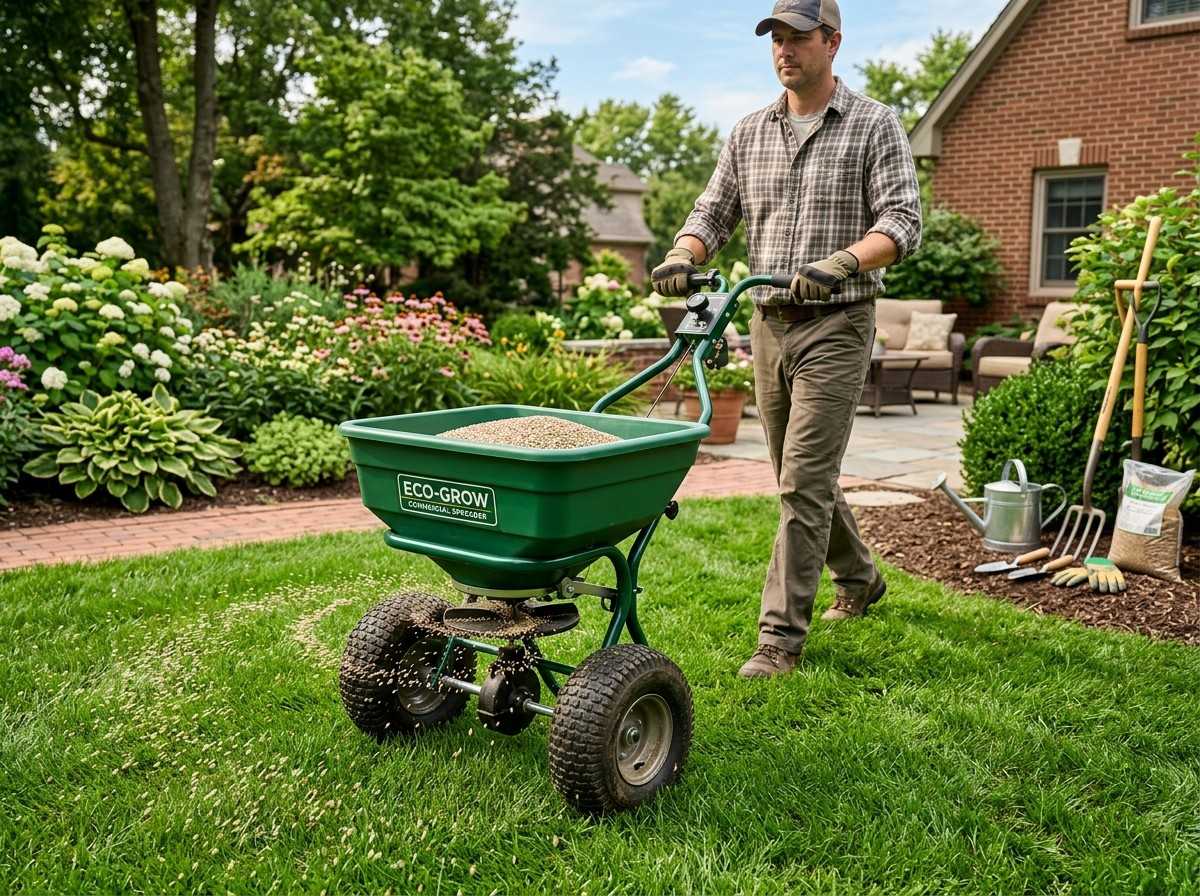 Seeder And Fertilizer Spreader