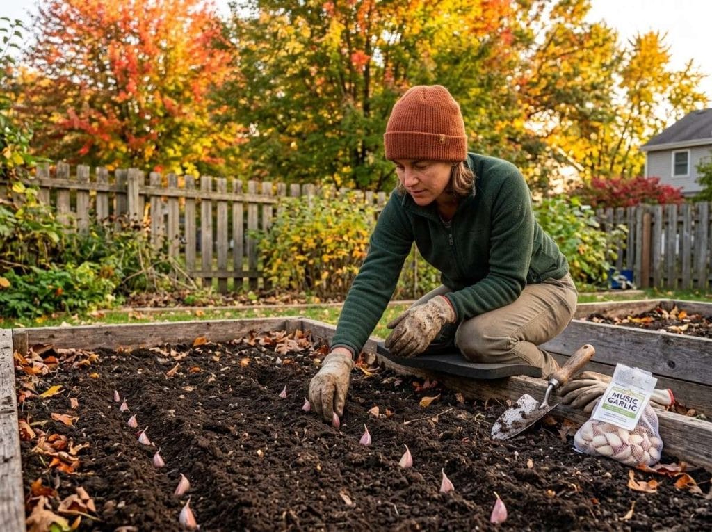 When to Plant Garlic in Illinois with the ideal planting time before the first hard frost for healthy bulbs.