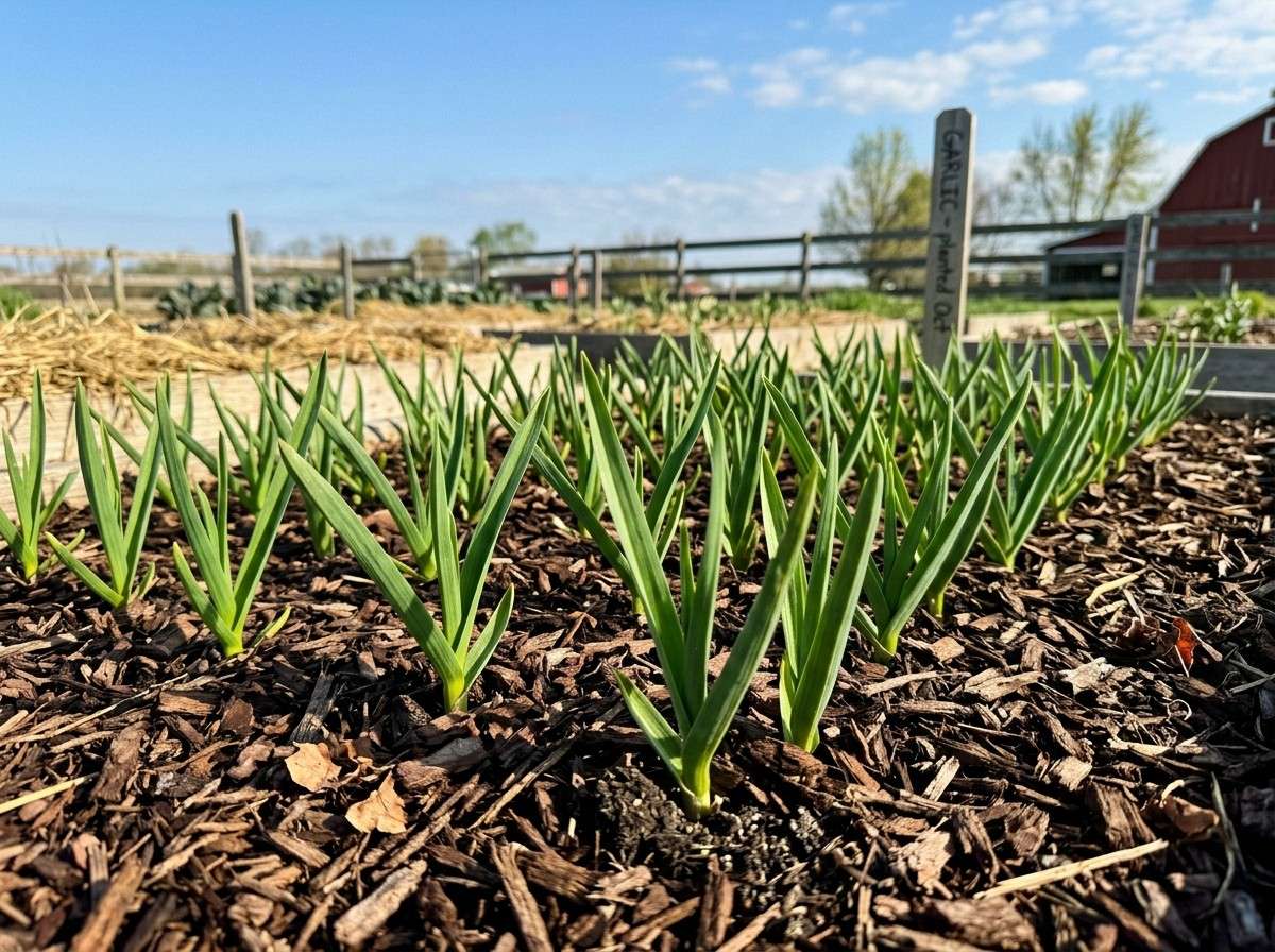 When to Plant Garlic in Indiana demonstrating the ideal planting time for a productive harvest