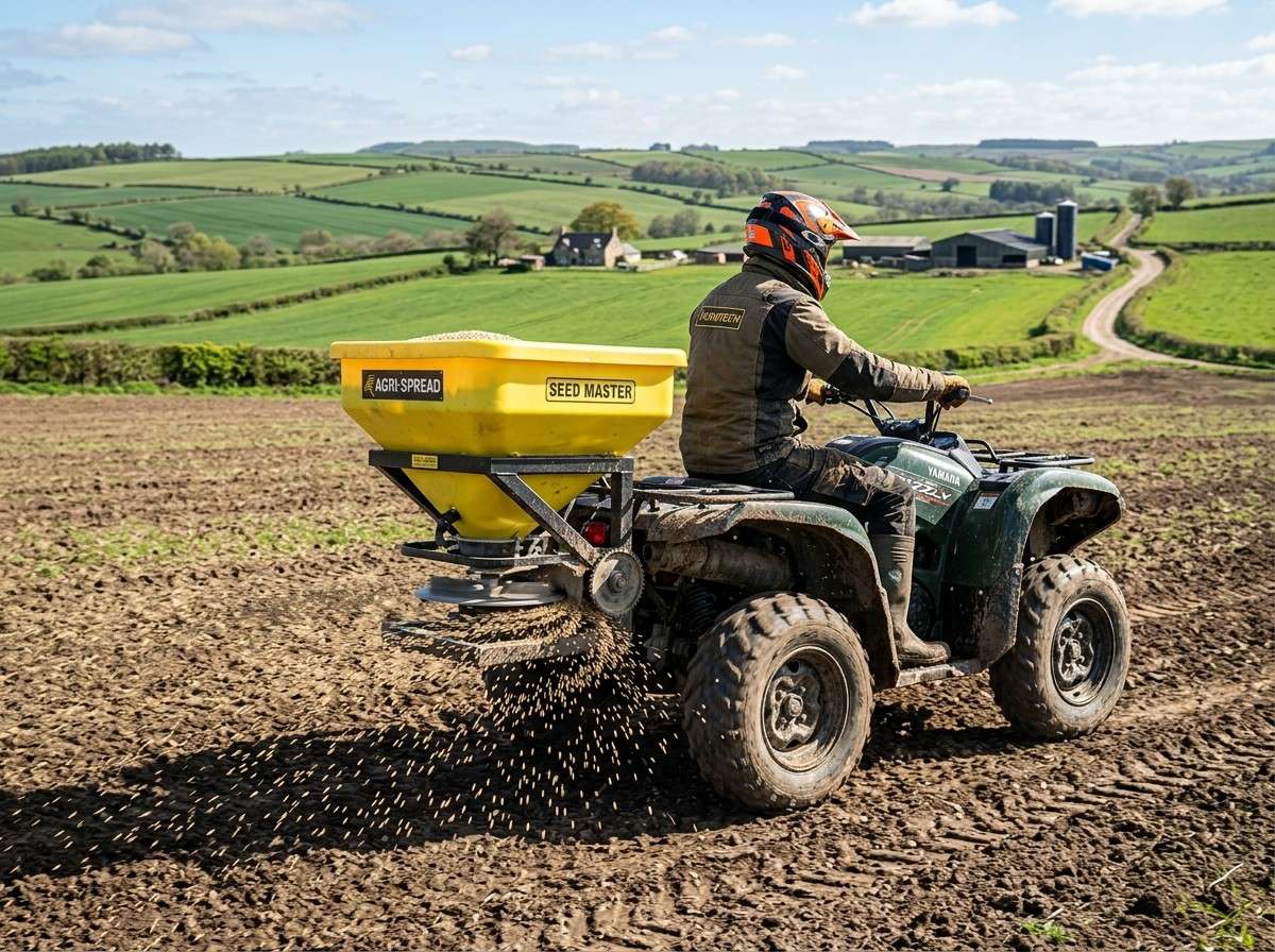 4 Wheeler Seed Spreader