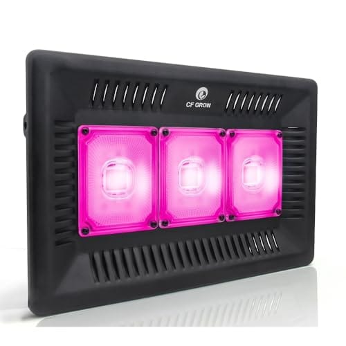 Waterproof 300W LED Grow Light Full Spectrum, New Technology COB LED Grow Light, Natural Heat Dissipation Without Noise, Suitable for Plants All Growing Stage Indoor or Outdoor.