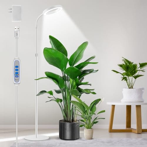 Aumtrly Floor Grow Lights for Indoor Plants, Full Spectrum Plant Light with 68