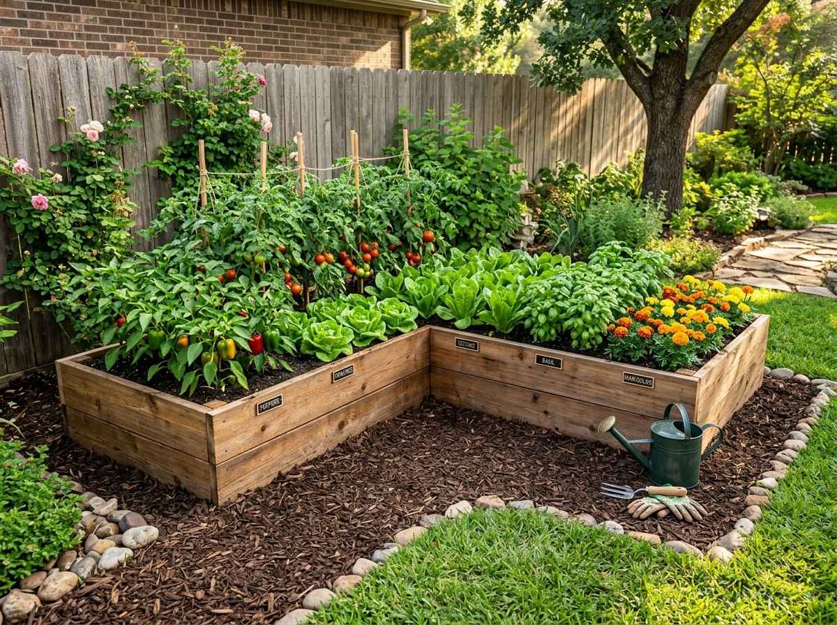 Corner Garden Raised Beds