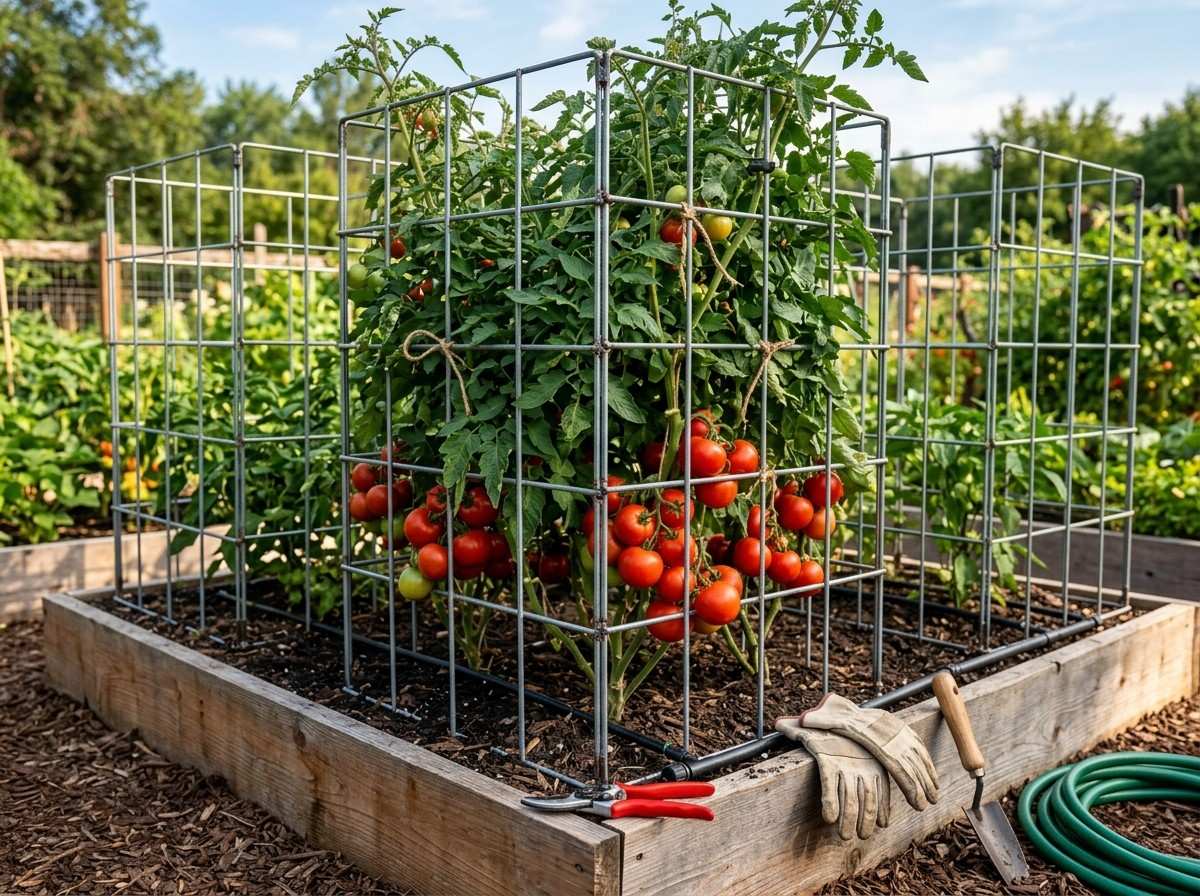 Heavy Duty Square Tomato Cages