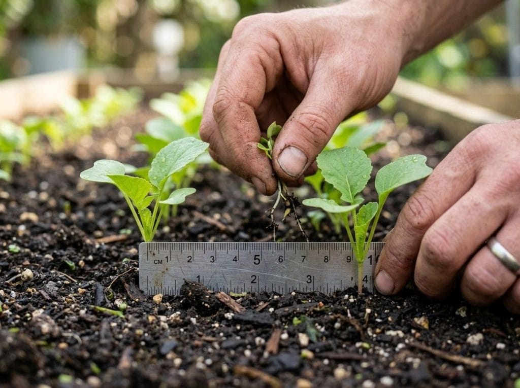 How Far Apart to Plant Radishes for improved airflow, healthy growth, and larger radish root production.