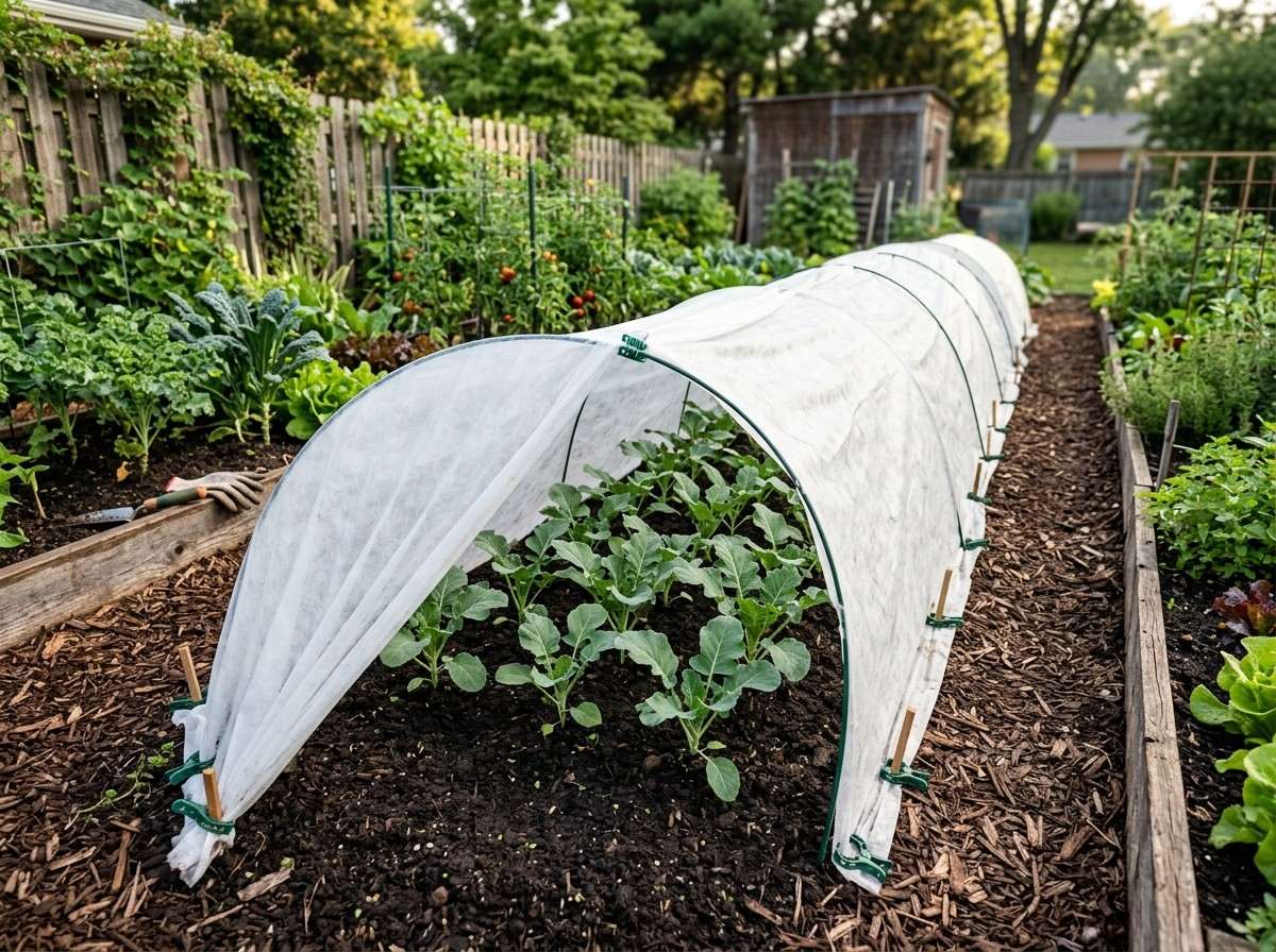 Row Covers for Broccoli