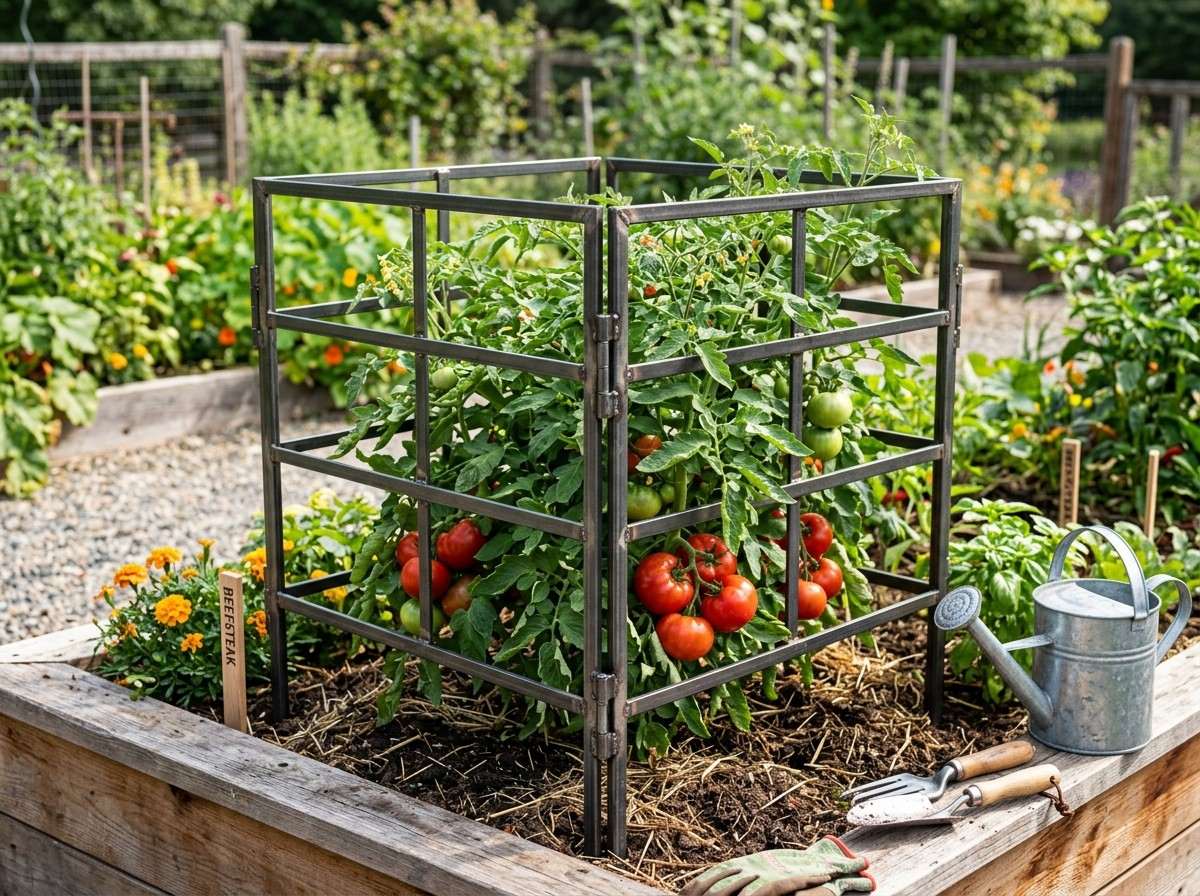 Square Collapsible Tomato Cage