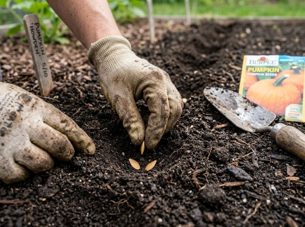 When to Plant Pumpkins in Kentucky illustrating the ideal planting season for pumpkins in Kentucky gardens.