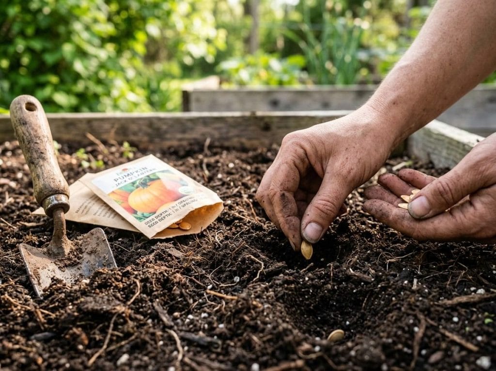 When to Plant Pumpkins in Ohio illustrating the ideal planting season for pumpkins in Ohio gardens.