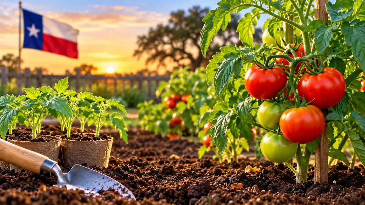 When to plant tomatoes in Texas