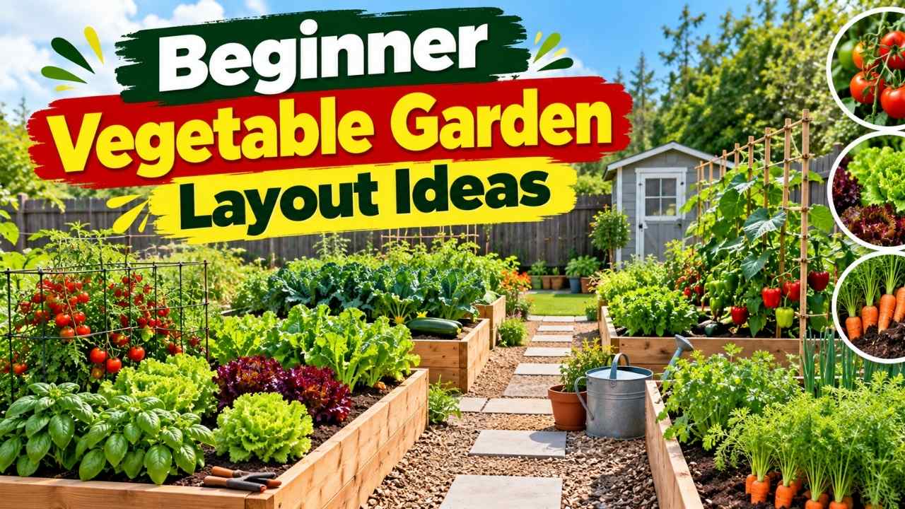 beginner vegetable garden layout ideas