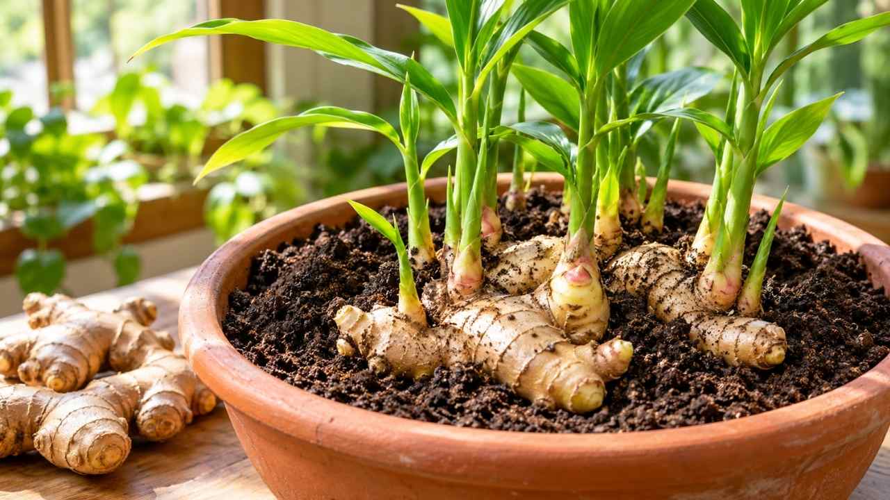how to grow ginger at home